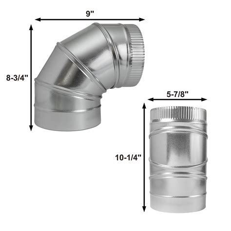 90 degree sheet metal duct diagram